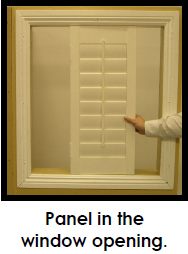 panel window opening