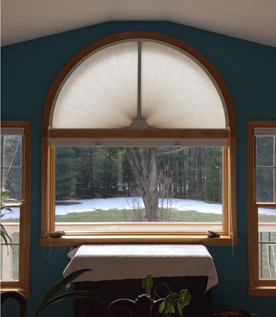 arch blinds honeycomb window movable cellular arches buyhomeblinds shutters shade allows privacy much want