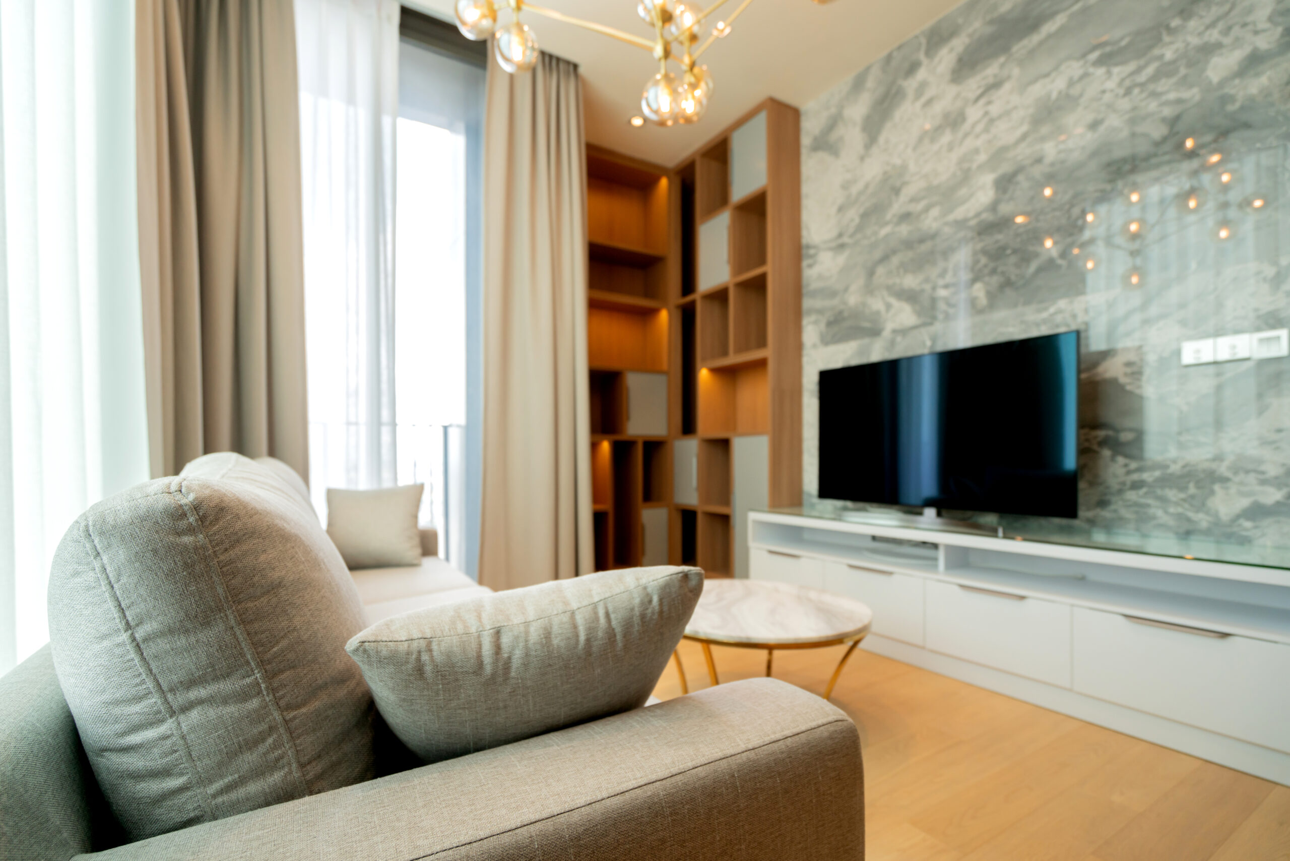 Board Mounted Valance Living Room