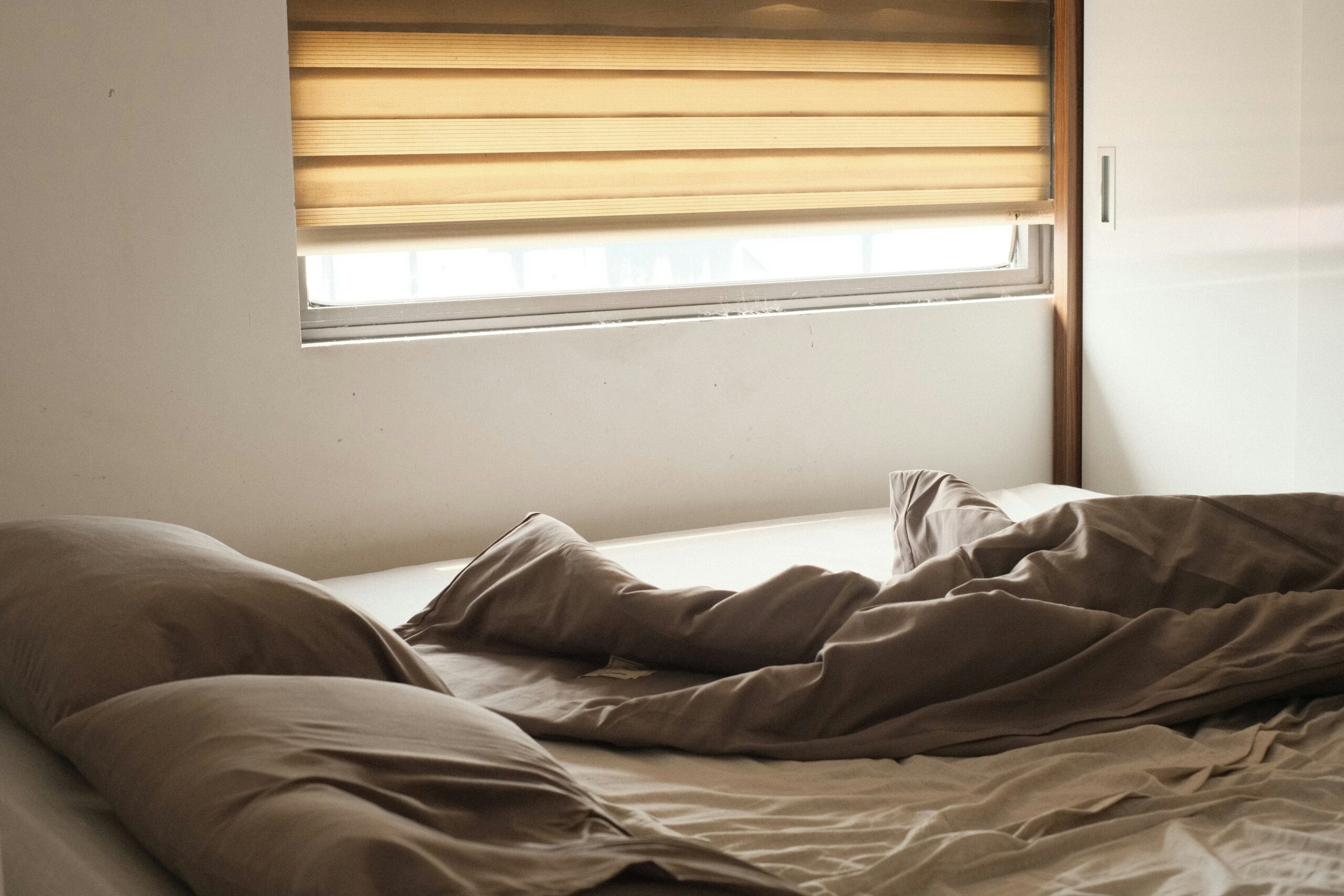 Bedroom having Room Darkening Shades