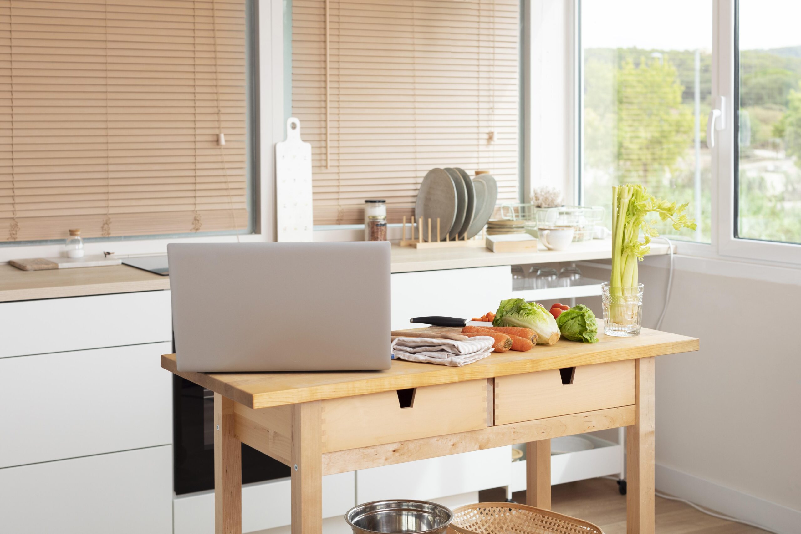 Kitchen Have Motorized Smart Shades
