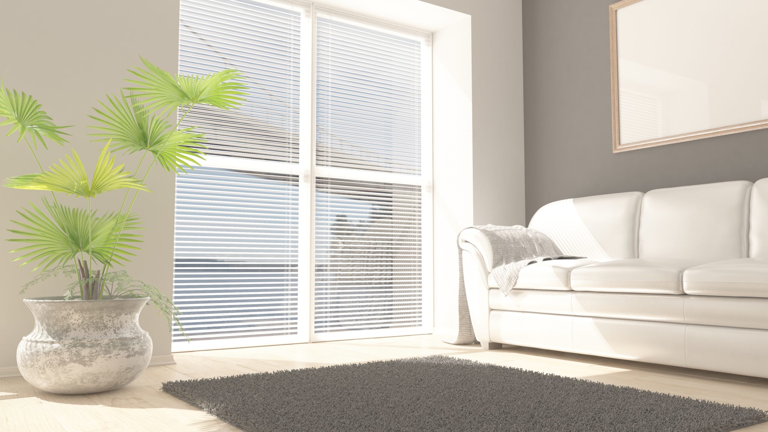 Honey Comb Shades | And Sofa Beside Window have Cellular Shades