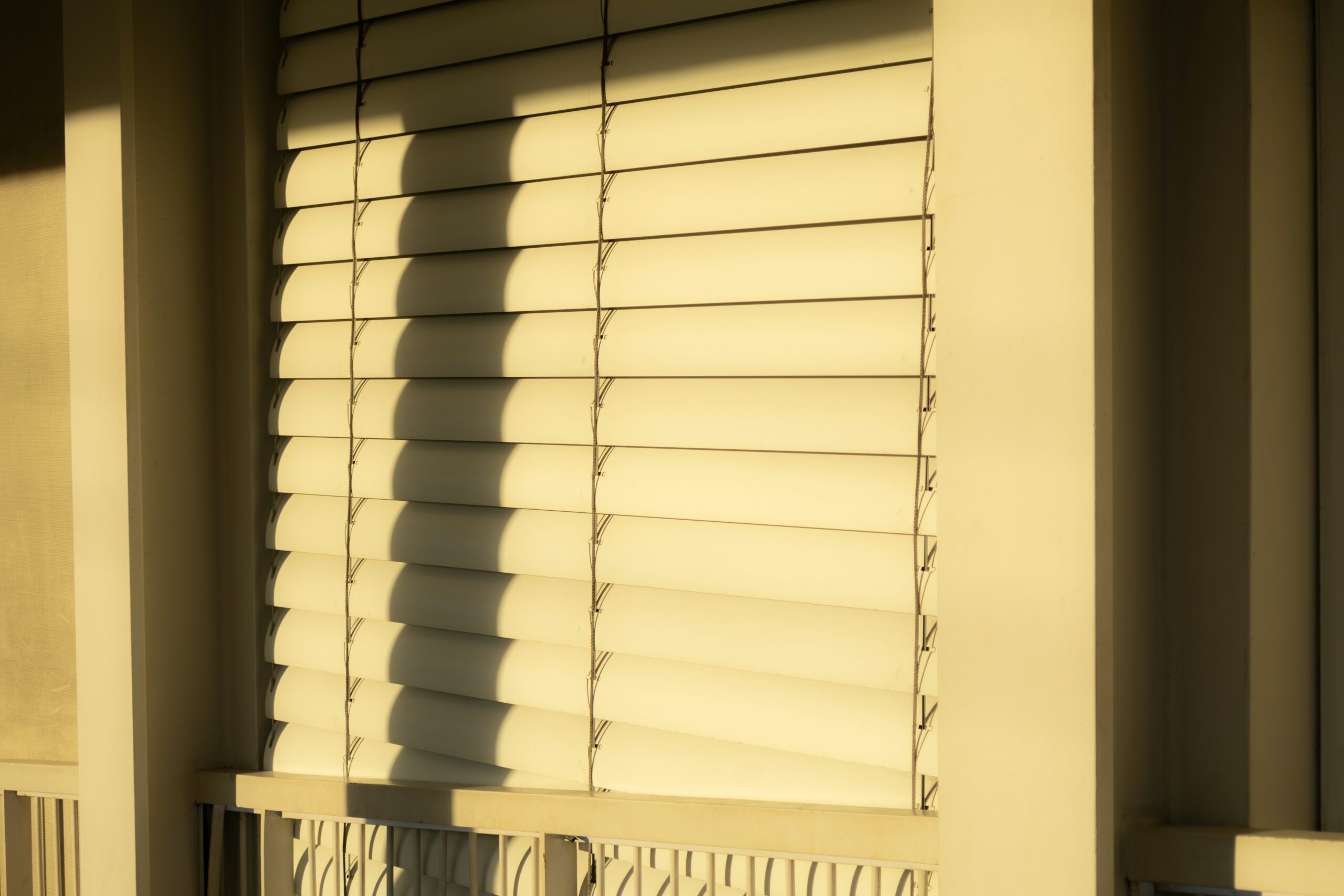 Roman Shades Installed with Quality Fabric