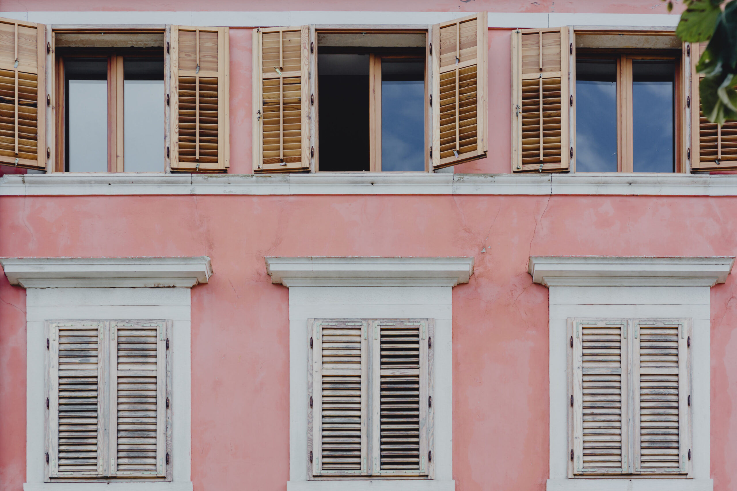 Three Windows have Plantation Shutters | Buy Home Blinds