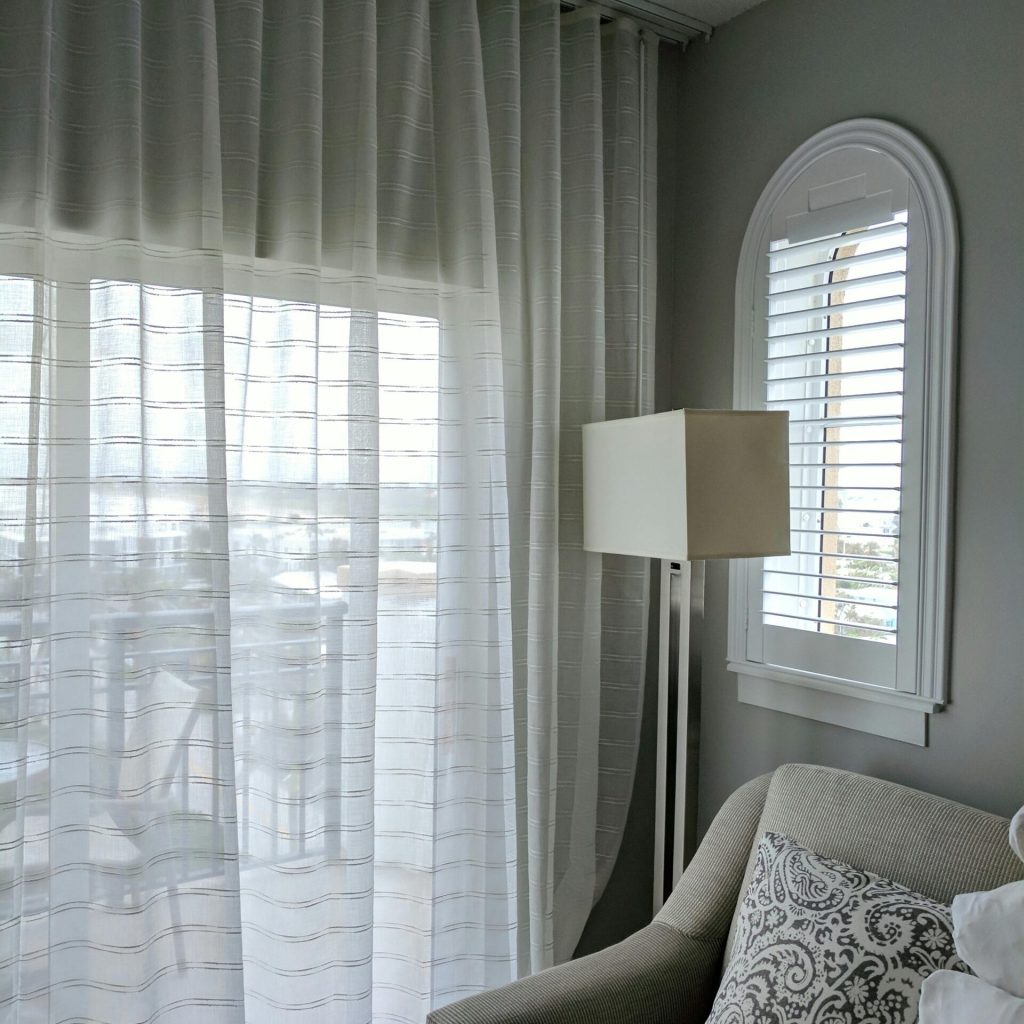 Motorized Drapery Panel with Track System